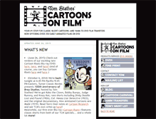 Tablet Screenshot of cartoonsonfilm.com